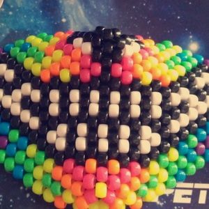 Rainbow kandi mask